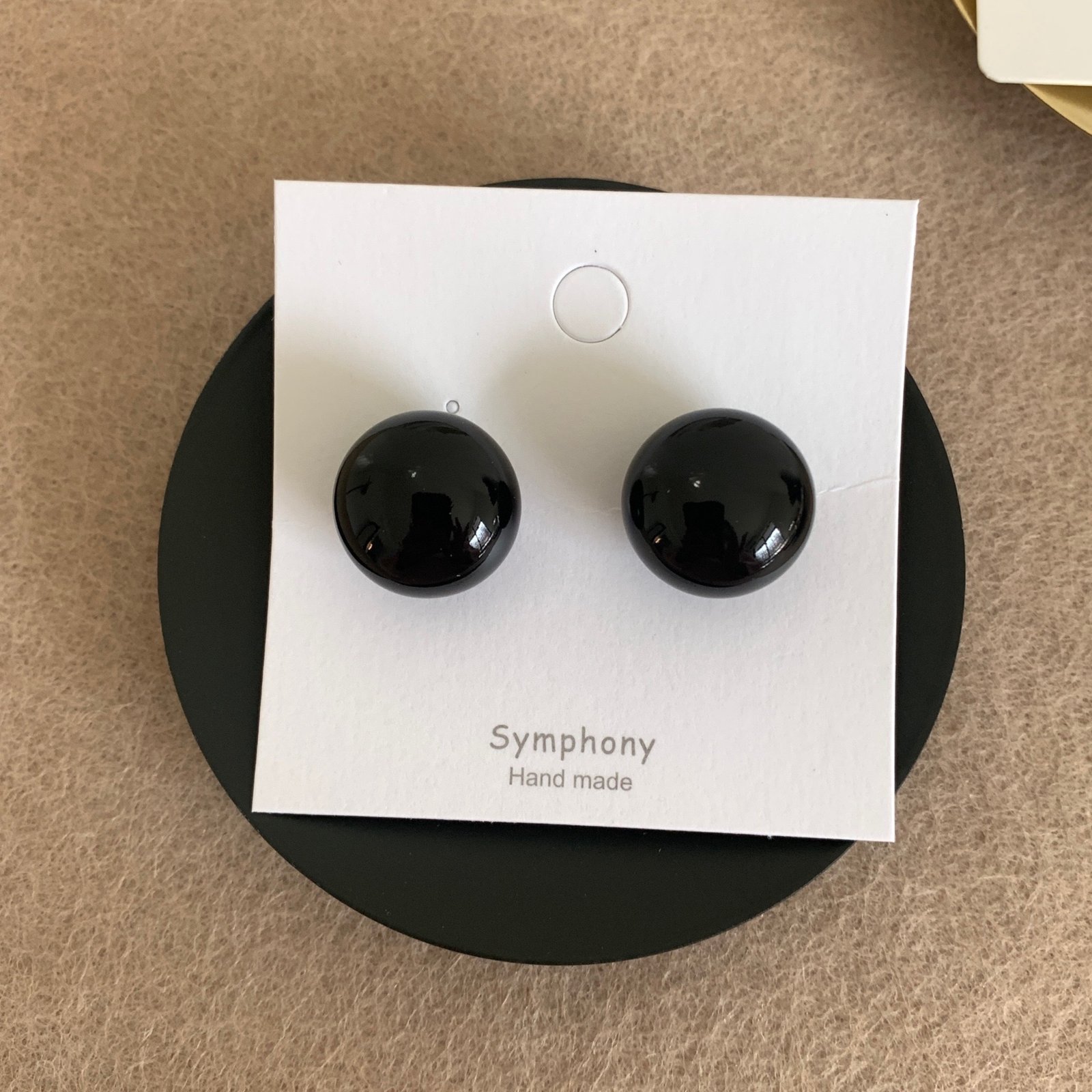 Colourful Candy Moon Earring