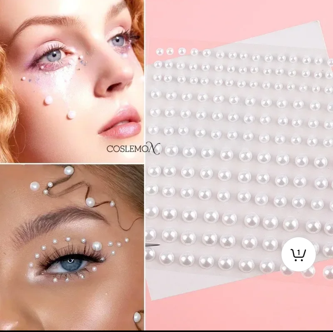 Diamond face sticker mix